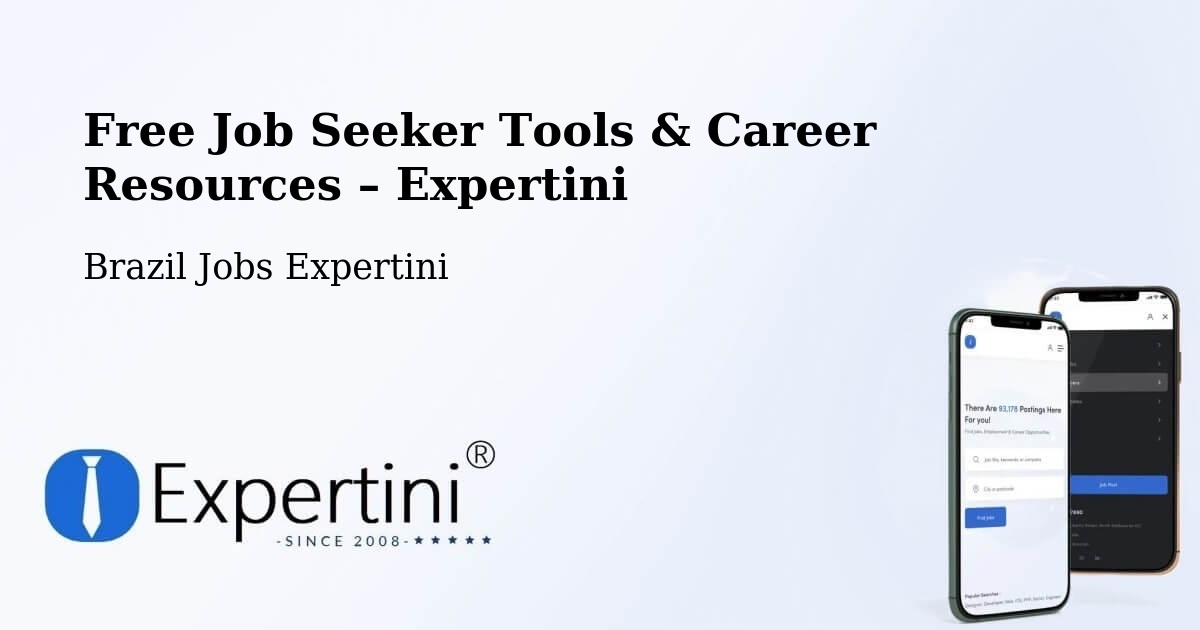 Free Job Seeker Tools & Career Resources – Agudos - Agudos, Brazil Jobs Expertini