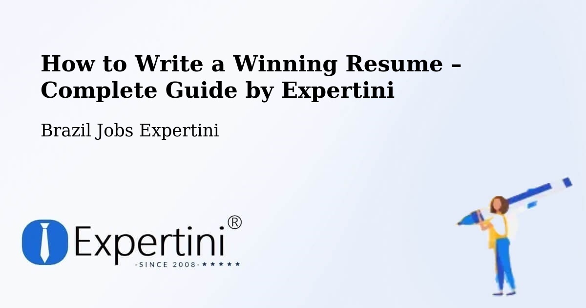 Resume Writing Guide for Job Seekers – Agudos - Agudos, Brazil Jobs Expertini